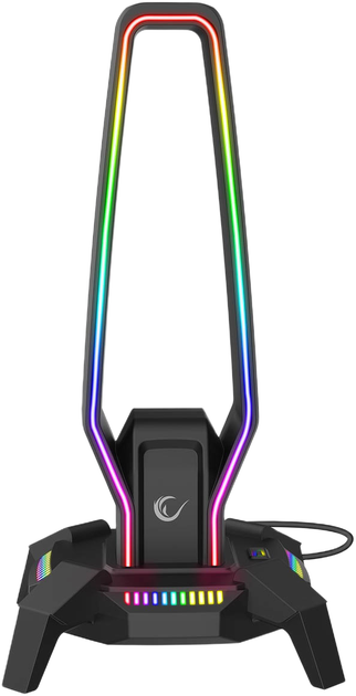 Підставка для навушників Rampage Igris RGB USB-C Black (8680096149702) - зображення 2