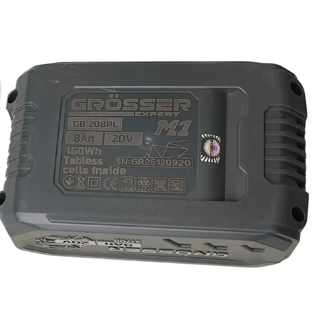 Акумулятор Grosser 8А GB 208PL EXPERT Tabless Піковий струм = 140A АКБ на 21700 серії EVE 40PL (6А підтримка заряду). М1 - Фото 2 Акумулятор Grosser 8А GB 208PL EXPERT Tabless Піковий струм = 140A АКБ на 21700 серії EVE 40PL (6А підтримка заряду). М1 - зображення 2