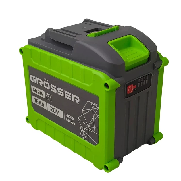 Аккумуляторная батарея Grosser 16 Ач GB 216 20В Li-ion - изображение 2