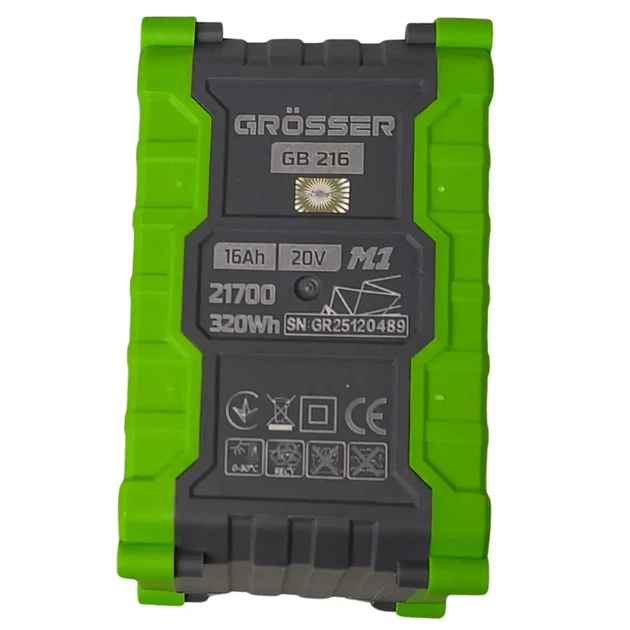 Аккумуляторная батарея Grosser 16 Ач GB 216 20В Li-ion - изображение 5