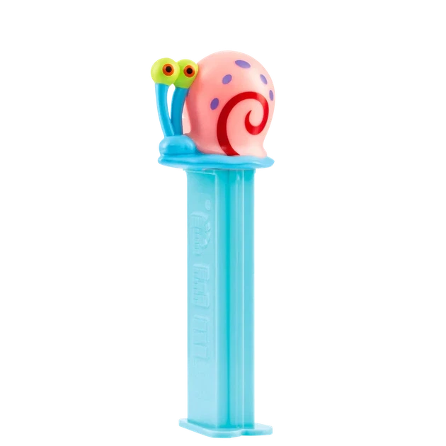 PEZ Dispenser SpongeBob SquarePants (Діспенсер PEZ «Спанч Боб» — Гері) з цукерками 17 г (2 х 8,5 г) - Фото 1 PEZ Dispenser SpongeBob SquarePants (Діспенсер PEZ «Спанч Боб» — Гері) з цукерками 17 г (2 х 8,5 г) - зображення 1
