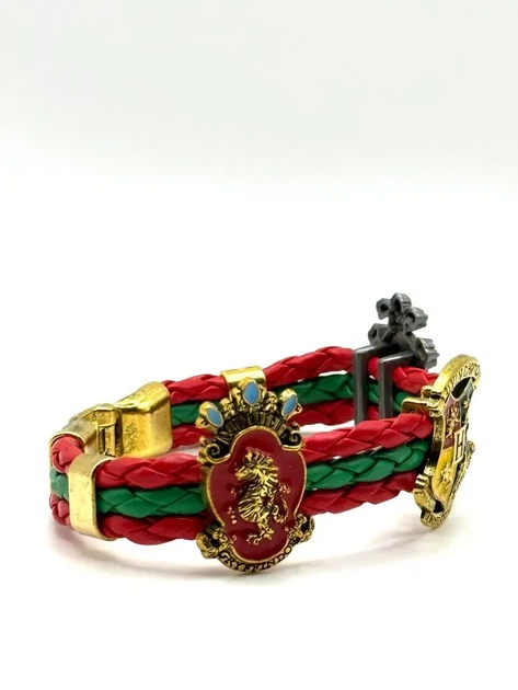 Плетеный кожаный браслет по мотивам вселенной «Гарри Поттера» Harry Potter “Hogwarts Houses” Факультеты Хогвартса - изображение 8