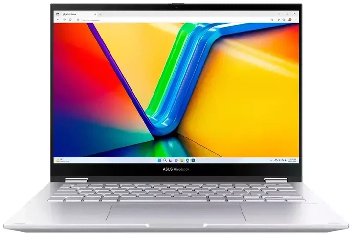 Ноутбук 14" ASUS Vivobook S 14 Flip (TP3402VA) Intel Core i3-1315U RAM 8GB SSD 256GB Win11 Алюминиевый корпус (UKR) b8 - изображение 2