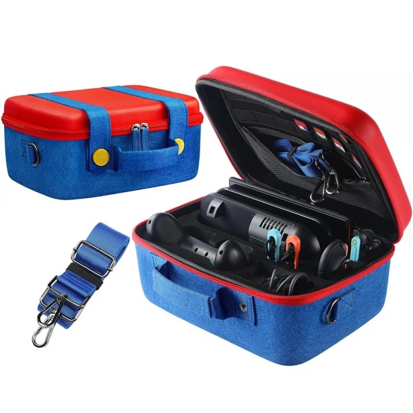 Etui podróżne na kontroler Nintendo Switch 2 Funlab Guardian Czerwone HRF1301 (6978095910280) - obraz 3
