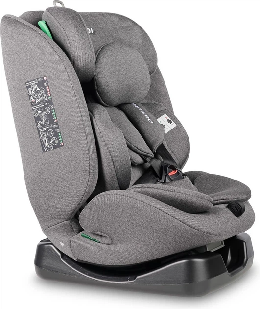 Fotelik samochodowy Caretero Mundi I-Size szary 40–150 cm (5903076323361) - obraz 4
