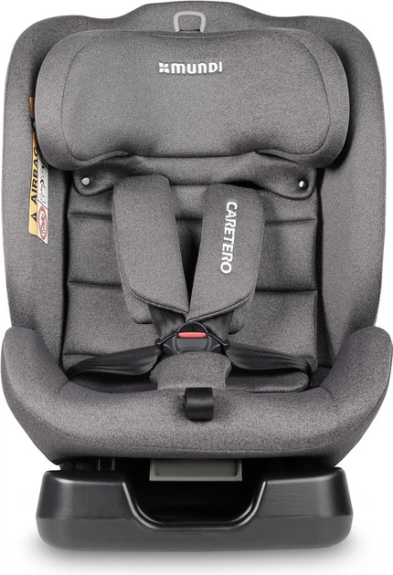 Fotelik samochodowy Caretero Mundi I-Size szary 40–150 cm (5903076323361) - obraz 7