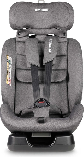Fotelik samochodowy Caretero Mundi I-Size szary 40–150 cm (5903076323361) - obraz 9