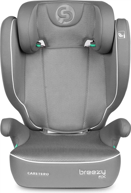 Автокрісло Caretero Breezy Fix I-Size Isofix сіре 100–150 см (5903076323576) - зображення 3