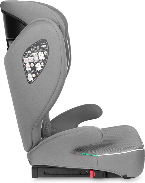 Автокрісло Caretero Breezy Fix I-Size Isofix сіре 100–150 см (5903076323576) - зображення 8