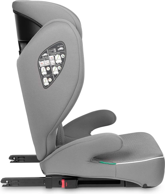 Автокрісло Caretero Breezy Fix I-Size Isofix сіре 100–150 см (5903076323576) - зображення 9