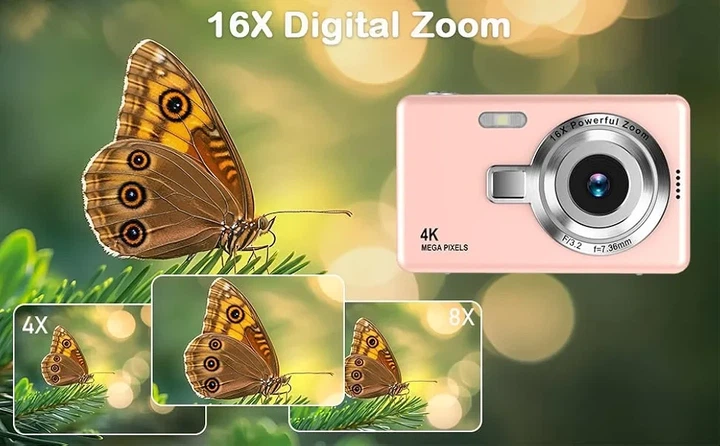 Цифровая камера 50MP с 16x зумом, видео 1080P - изображение 4