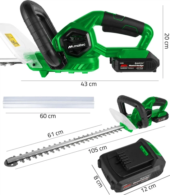 Nożyce akumulatorowe MalTec MasterHedge-20V (111400) - obraz 2