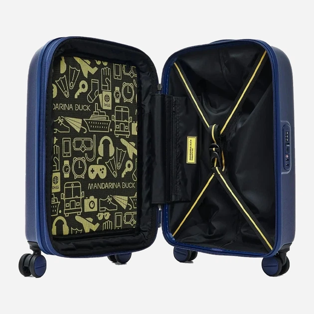Валіза на колесах Mandarina Duck P10SZV24 07X Синя (800070357785) - зображення 4