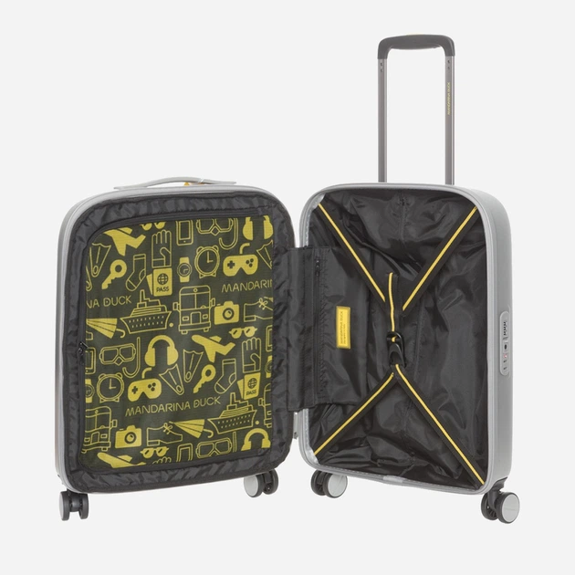 Валіза на колесах Mandarina Duck P10SZV24 466 Срібляста (800070299233) - зображення 4