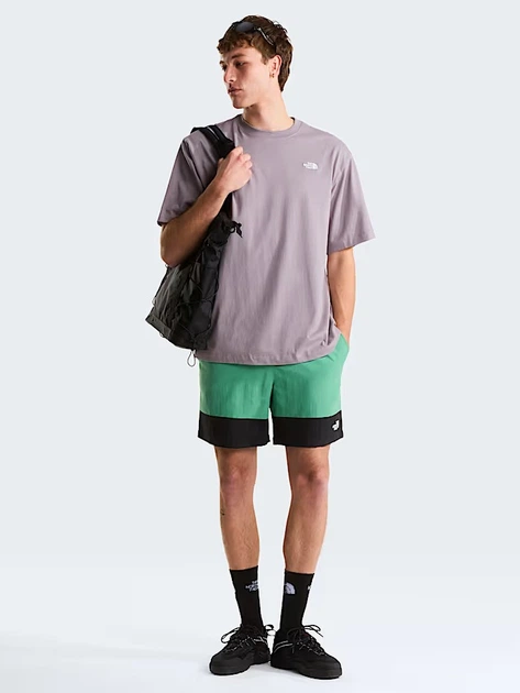 Футболка бавовняна довга чоловіча The North Face M Tnf Essential Simple Dome NF0A8EVWG7O S Сіра (800070354827) - зображення 3