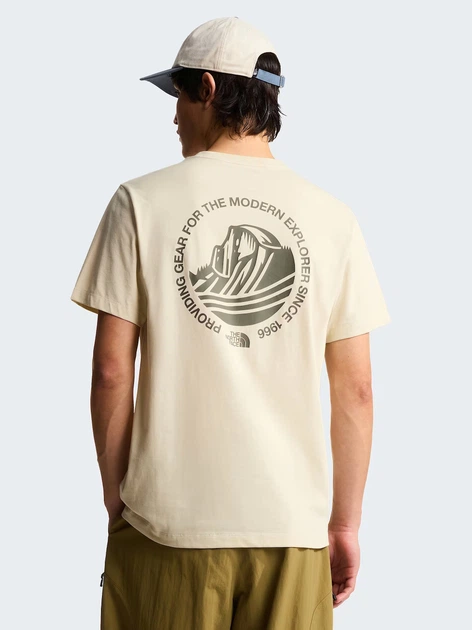 Футболка довга чоловіча The North Face M Monte Regular NF0A8GA7DOM S Пісочна (800070354847) - зображення 2