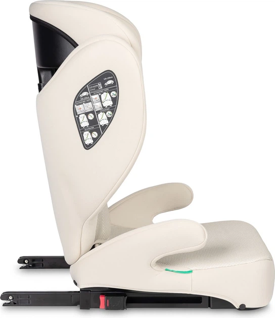 Fotelik samochodowy Caretero Breezy Fix I-Size Isofix beżowe 100–150 cm (5903076323590) - obraz 9