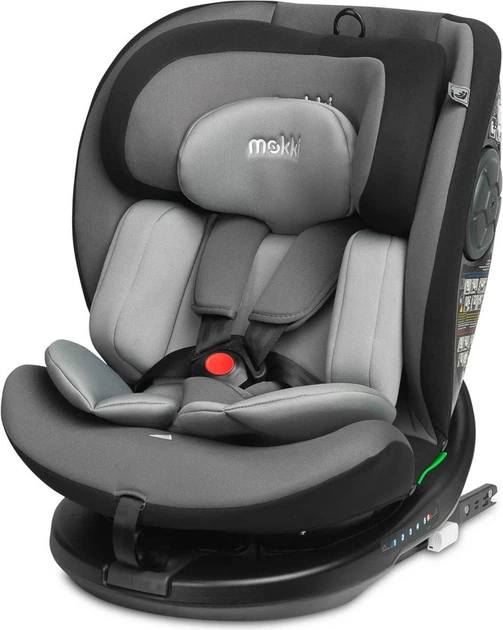 Автокрісло Caretero Mokki I-Size Isofix сіре 40–150 см (5908310396200) - зображення 4