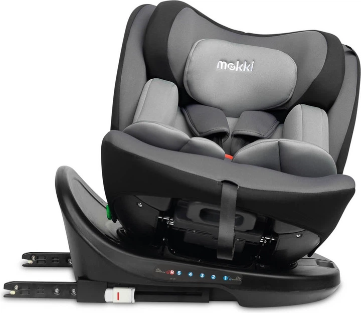 Автокрісло Caretero Mokki I-Size Isofix сіре 40–150 см (5908310396200) - зображення 10
