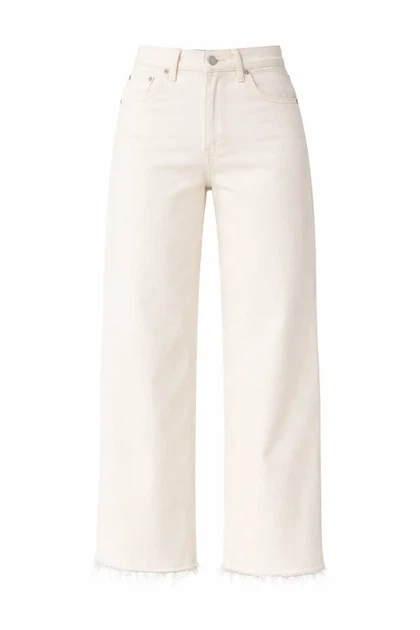 ДЖИНСИ WIDE LEG МОЛОЧНИЙ З НЕОБРОБЛЕНИМ НИЗОМ WL614 2603105352138 38 Молочний - Фото 8 ДЖИНСИ WIDE LEG МОЛОЧНИЙ З НЕОБРОБЛЕНИМ НИЗОМ WL614 2603105352138 38 Молочний - изображение 8