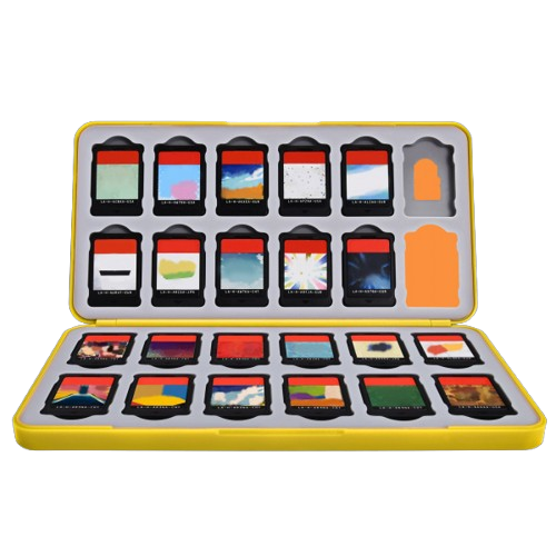 Etui na karty gier Nintendo Switch Funlab 24 sloty Żółte HRF1334 (6978095910686) - obraz 4