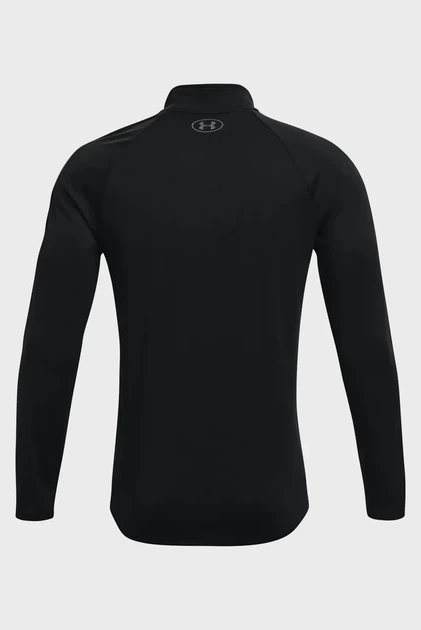 Чоловічий чорний лонгслів UA Tech 2.0 1/2 Zip Under Armour S 1328495-001 - изображение 6