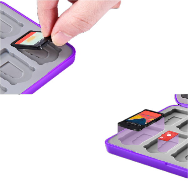 Etui na karty gier Nintendo Switch Funlab 24 sloty Fioletowe HRF1335 (6978095910693) - obraz 4
