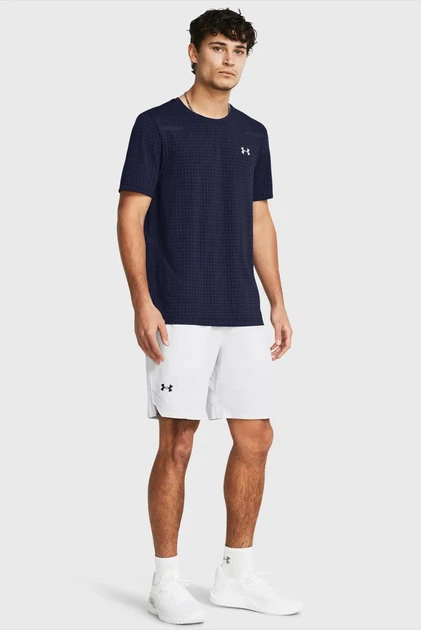 Чоловічі світло-сірі шорти UA Vanish Woven 8in Shorts Under Armour M 1370382-014 - Фото 2 Чоловічі світло-сірі шорти UA Vanish Woven 8in Shorts Under Armour M 1370382-014 - изображение 2