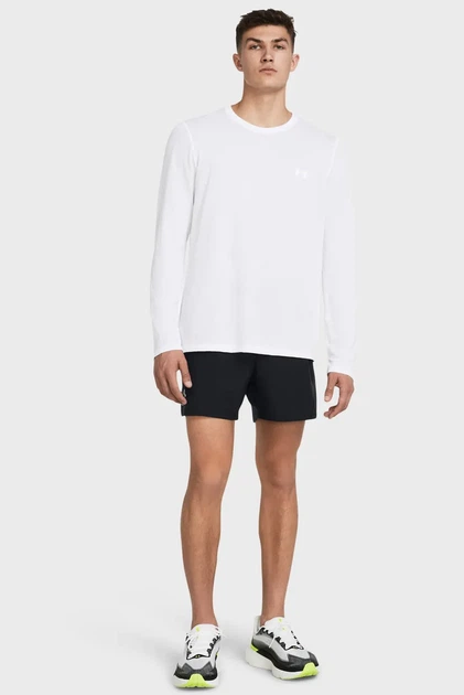 Чоловічі чорні шорти UA LAUNCH 5'' SHORTS Under Armour L 1382617-001 - Фото 2 Чоловічі чорні шорти UA LAUNCH 5'' SHORTS Under Armour L 1382617-001 - изображение 2