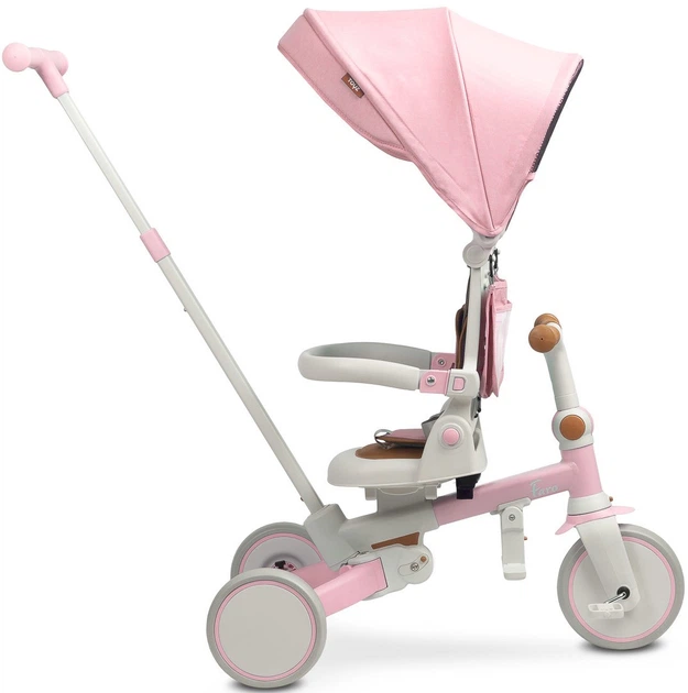 Rowerek trójkołowy Toyz Faro 3 w 1 Różowy (5908310397320) - obraz 3