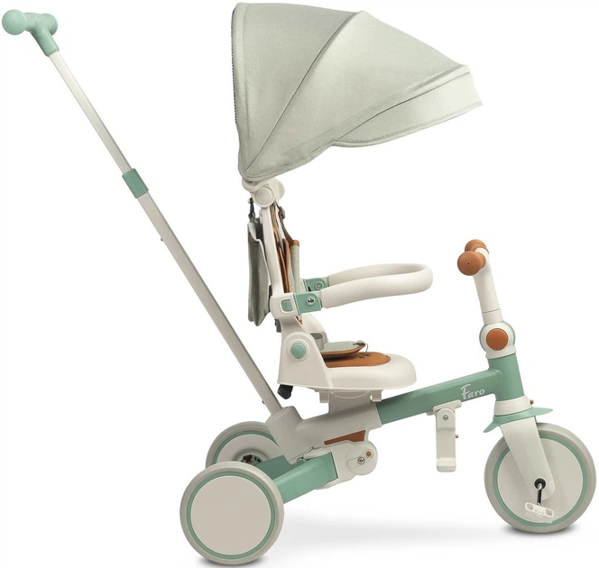Триколісний велосипед Toyz Faro 3 в 1 Зелений (5908310397306) - зображення 5