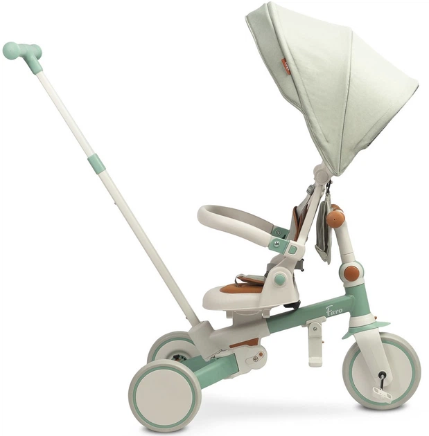 Триколісний велосипед Toyz Faro 3 в 1 Зелений (5908310397306) - зображення 7