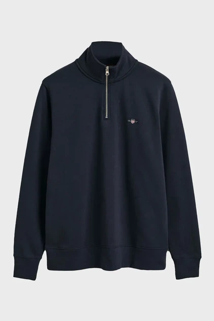 Чоловіча темно-синя спортивна кофта REG SHIELD HALF ZIP Gant XXL 2008005 - зображення 5
