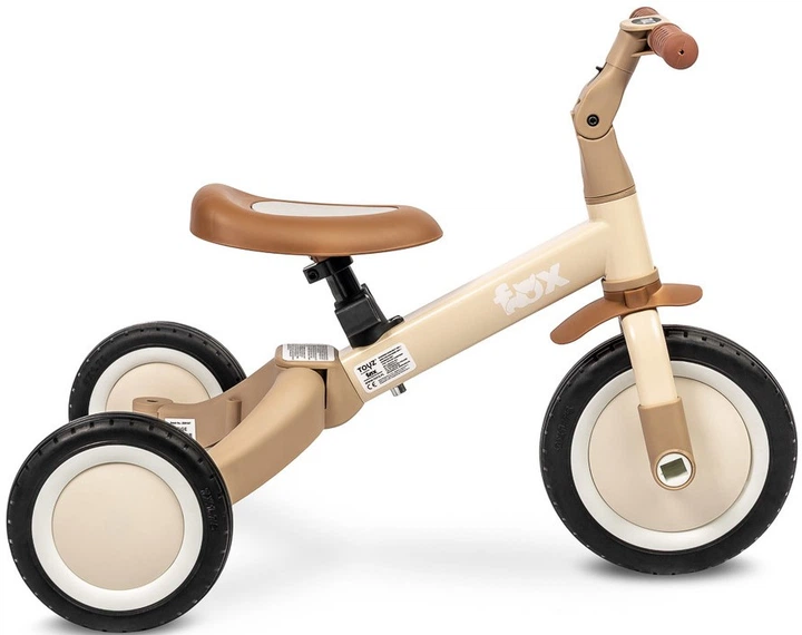 Триколісний велосипед Toyz Fox 4 в 1 Бежевий (5903076322272) - зображення 14