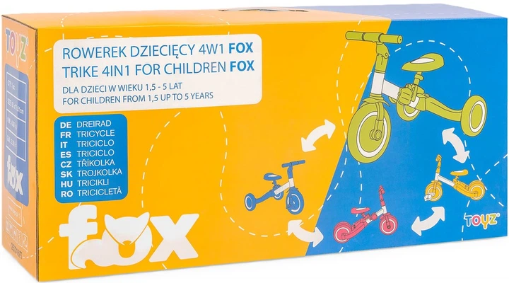 Rowerek trójkołowy Toyz Fox 4 w 1 Zielony (5903076322296) - obraz 10