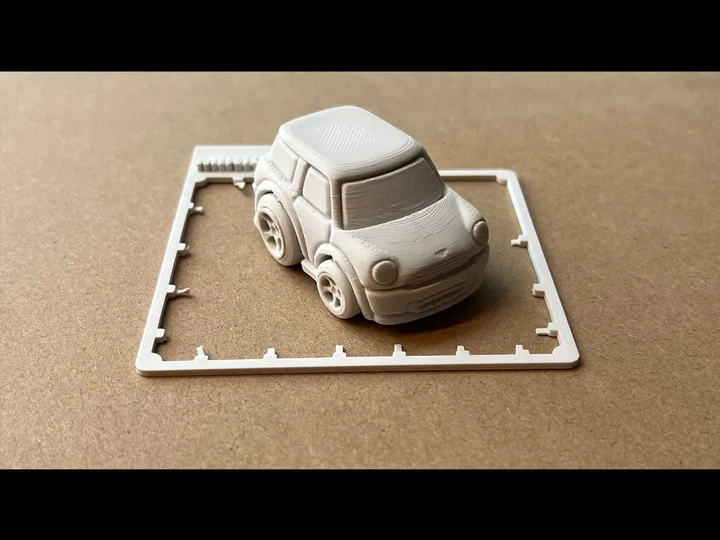 Збірна модель-конструктор автомобіля Mini Cooper з рухомими колесами. Aivory - изображение 2