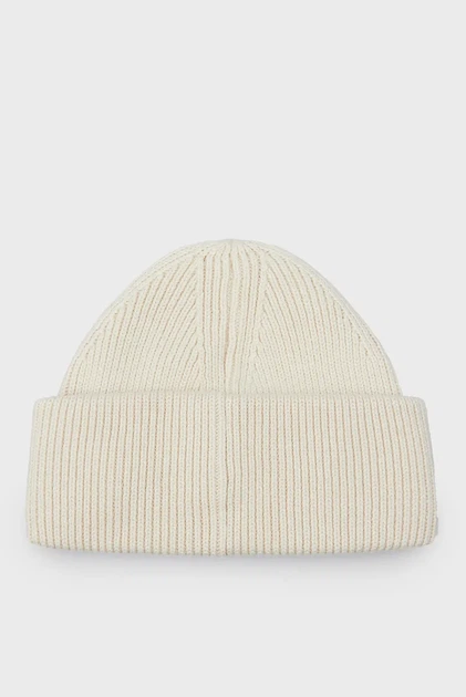 Чоловіча перлова шапка RIBBED BEANIE Gant OS 9910024 - Фото 3 Чоловіча перлова шапка RIBBED BEANIE Gant OS 9910024 - изображение 3