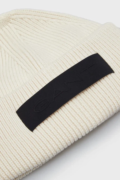 Чоловіча перлова шапка RIBBED BEANIE Gant OS 9910024 - Фото 4 Чоловіча перлова шапка RIBBED BEANIE Gant OS 9910024 - изображение 4