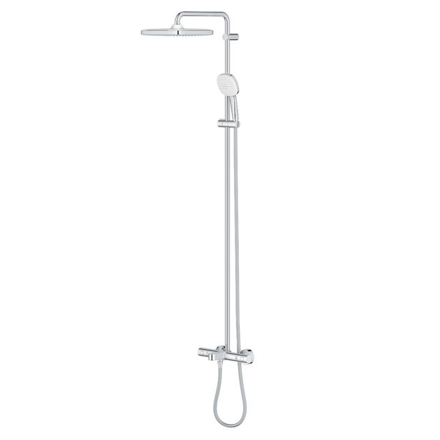 Душова система Grohe Tempesta Cube 250 з термостатом, метал, хром (26691001) - Фото 2 Душова система Grohe Tempesta Cube 250 з термостатом, метал, хром (26691001) - зображення 2