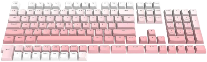 Кейкапи Redragon A139 US ANSI 104 Ombre Pink (6950376717894) - зображення 2