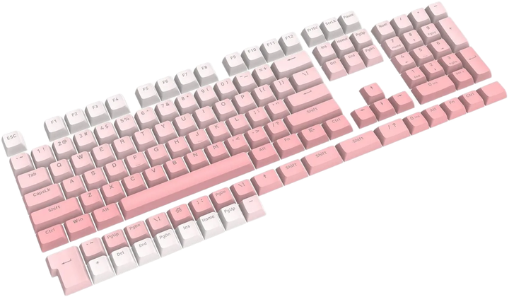 Кейкапи Redragon A139 US ANSI 104 Ombre Pink (6950376717894) - зображення 3