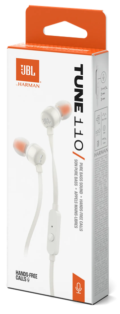 Гарнітура JBL TUNE 110 ECO White (JBLT110WHTE) (7261420) - изображение 4