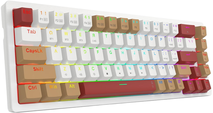 Клавіатура бездротова Redragon K677WLR-RGB-PRO Rammus (6950376721655) - зображення 2