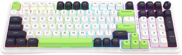 Klawiatura bezprzewodowa Redragon K686WBG-RGB-MAX Eisa Max (6950376725097) - obraz 6