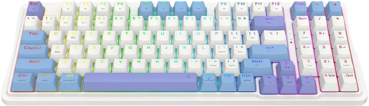 Klawiatura bezprzewodowa Redragon K664WBP-RGB-PRO Gloria (6950376722102) - obraz 2