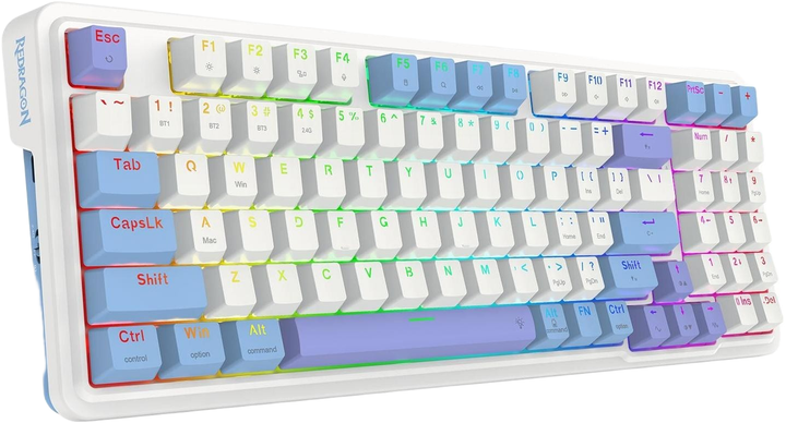 Klawiatura bezprzewodowa Redragon K664WBP-RGB-PRO Gloria (6950376722102) - obraz 5