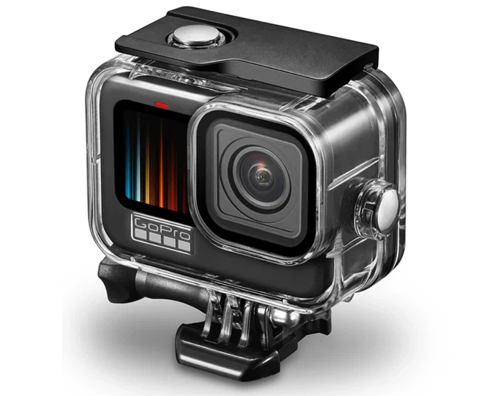 Аквабокс для GoPro Hero 13/12/11/10/9 водонепроникний кейс до 60 м з сенсорною кришкою - зображення 3
