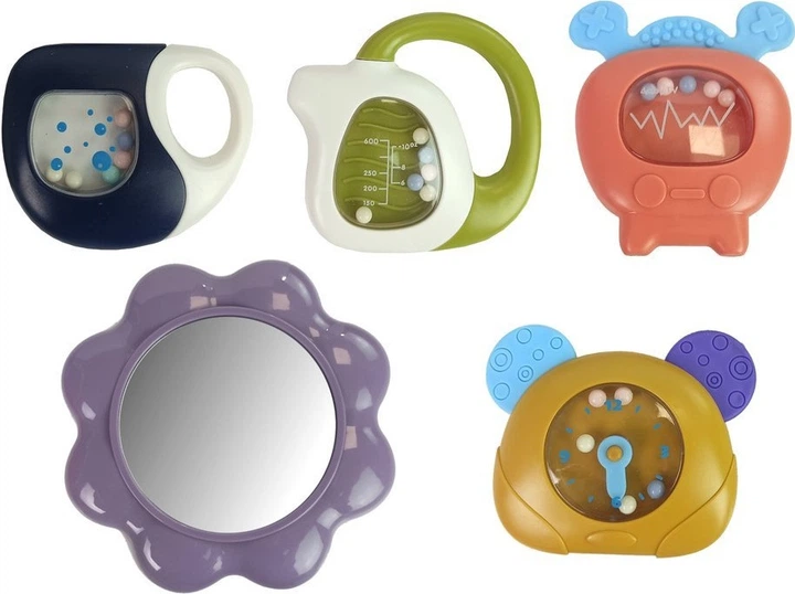Mata dla niemowląt LEAN Toys z pianinkiem Różowa 8490 (5903802458794) - obraz 3