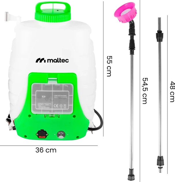 Opryskiwacz akumulatorowy MalTec MasterSpray-18L (111439) - obraz 2