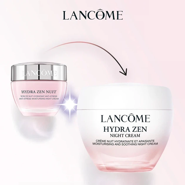 Успокаивающий и увлажняющий ночной крем для лица Lancome Hydra Zen Anti-Stress Moisturising Night 50 ml - изображение 4
